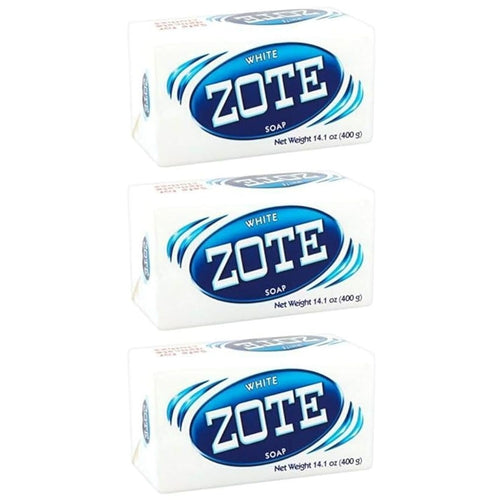 Zote White Laundry Bar Soap, a premium imported choice for effective cleaning. Available at Curat Cart.