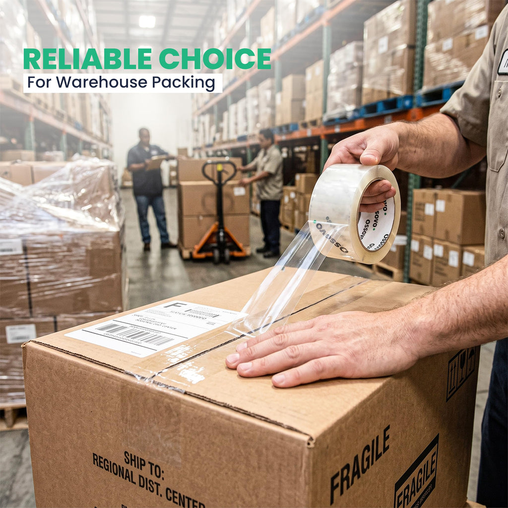 High-quality Packing Tape for Carton Sealing, 100% Authentic and available at Curat Cart for reliable warehouse packing.