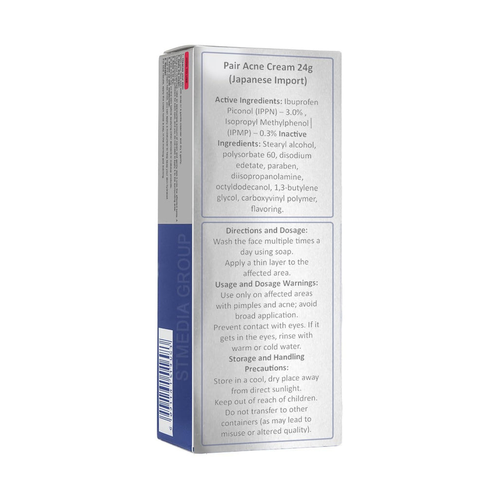 Pair Acne Cream in official packaging, featuring high-quality materials and clear usage instructions. Available at Curat Cart.