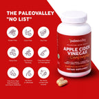 Paleovalley Apple Cider Vinegar Capsules offer a daily health boost. Perfect for enhancing wellness routines. Available at Curat Cart.