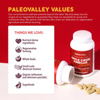 Paleovalley Apple Cider Vinegar Capsules, 100% Authentic and available in India at Curat Cart. Support your wellness journey today.
