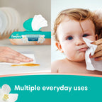 Pampers Wipes Clean & Calm offer 100% authentic gentle care for babies, available in India at Curat Cart. Perfect for everyday uses.