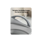 PandaEar Potty Training Toilet Seat features built-in handles for secure grip, ensuring safety for toddlers. Available in India at Curat Cart.