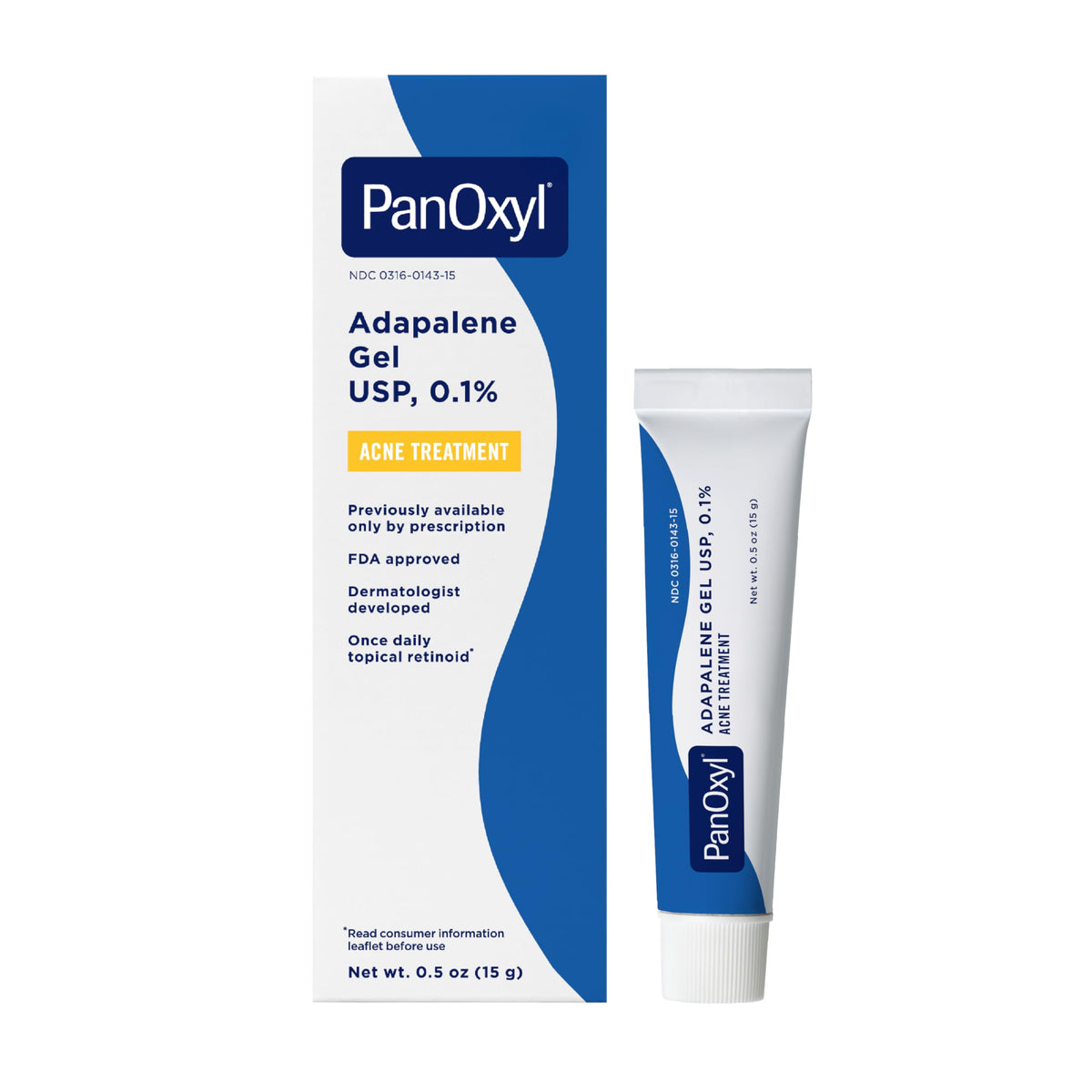 Discover PanOxyl Adapalene Gel USP, 0.1%—a trusted acne treatment, now FDA approved for effective skincare.