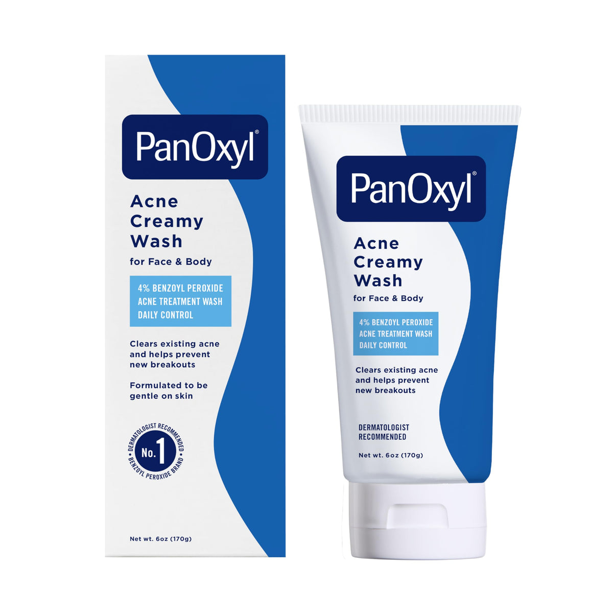 Premium imported PanOxyl Antimicrobial Acne Wash, featuring 4% Benzoyl Peroxide for effective daily control. Dermatologist recommended.