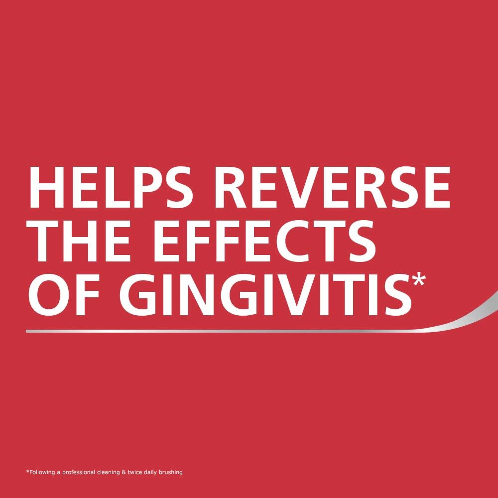 Parodontax toothpaste packaging highlighting its effectiveness in reversing gingivitis effects for healthier gums.