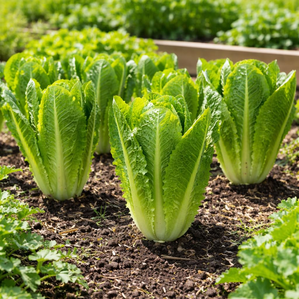 Parris Island Romaine Lettuce Seeds yield vibrant, fresh lettuce, perfect for your garden. Shop now at Curat Cart.