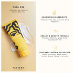 PATTERN Beauty Curl Gel by Tracee Ellis Ross, featuring aloe vera and coconut oil. Order online for bouncy curls!