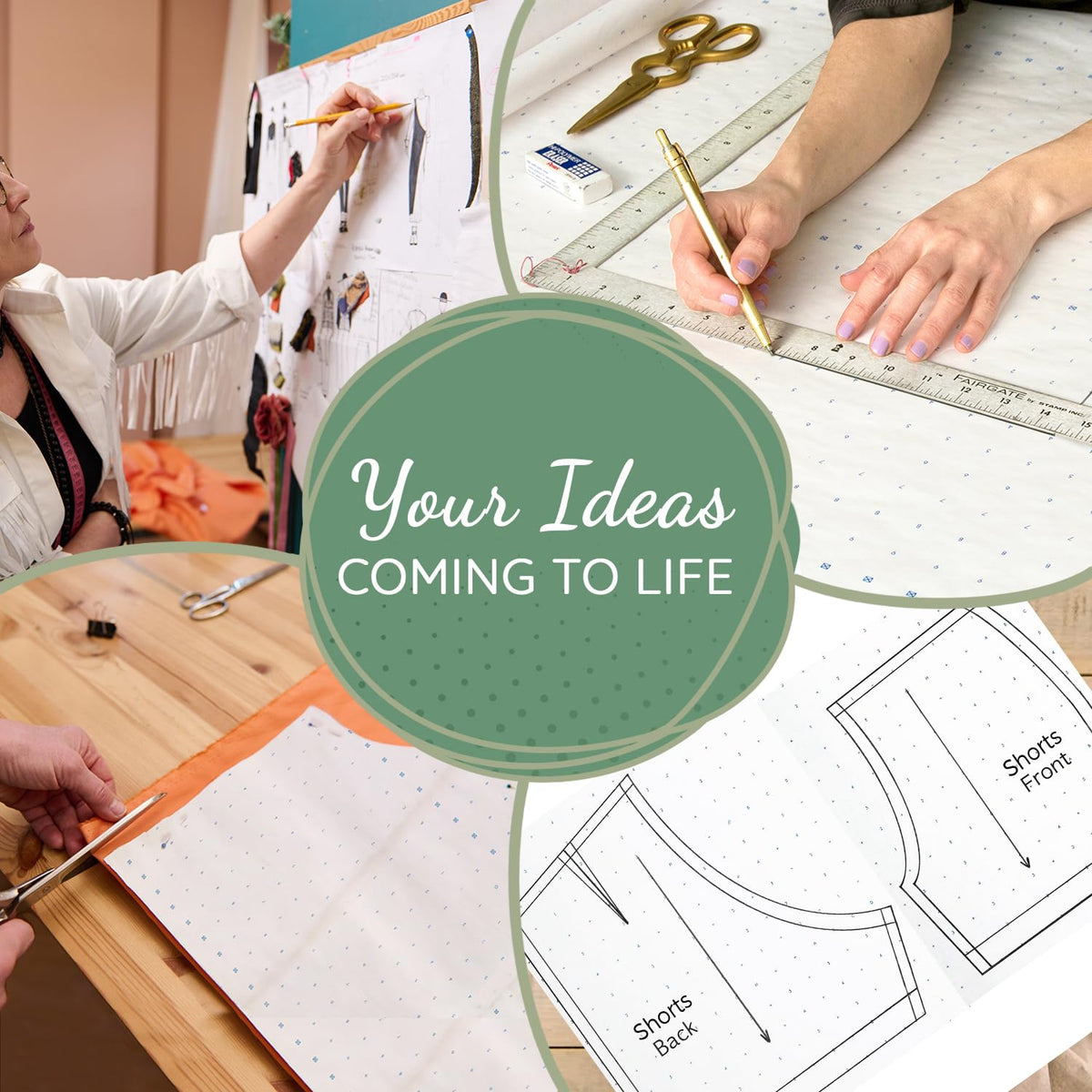 Specially curated by Curat Cart, this Pattern Paper for Fashion Design showcases creative ideas in action, perfect for aspiring designers.