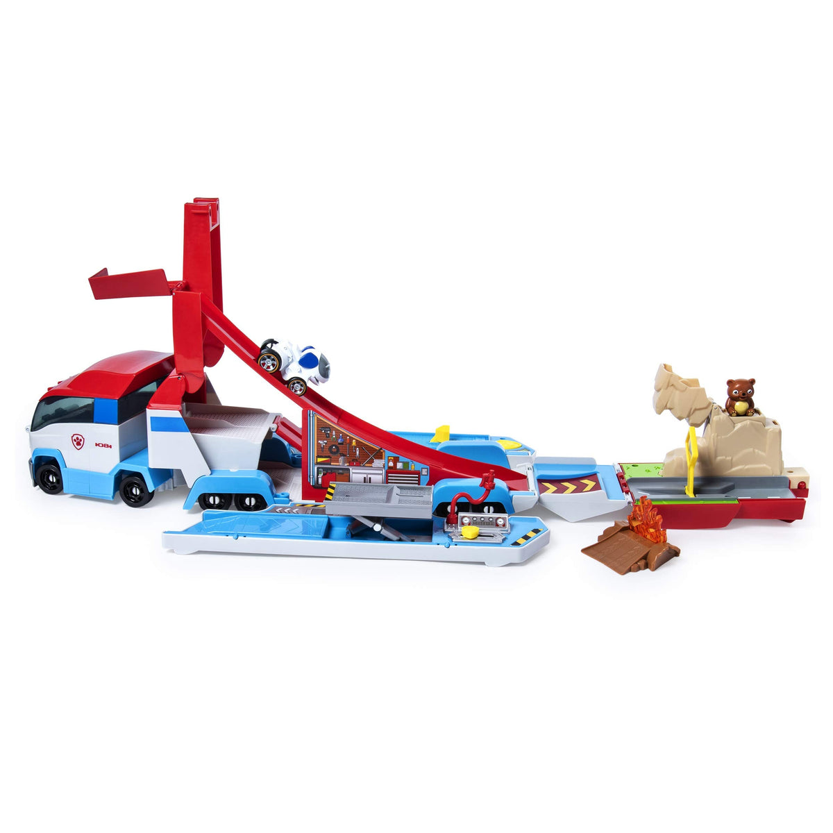 Premium imported PAW Patrol Launch’N Haul Patroller toy features a launch ramp and rescue scene for adventurous play.