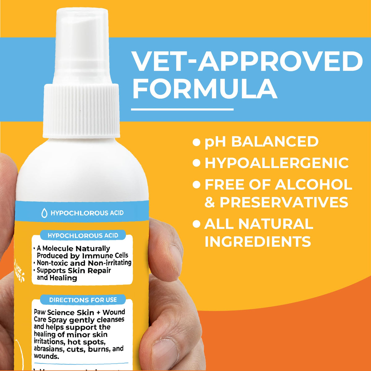 Paw Science Skin & Wound Care Spray offers vet-approved, all-natural ingredients for effective skin healing. Perfect for daily use. Available at Curat Cart.