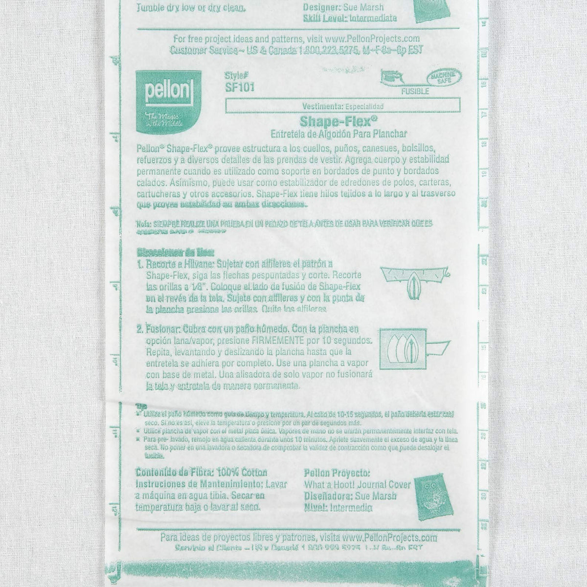 Pellon Shape-Flex Fusible Interfacing available in India at Curat Cart, ensuring 100% authenticity for quality crafting.