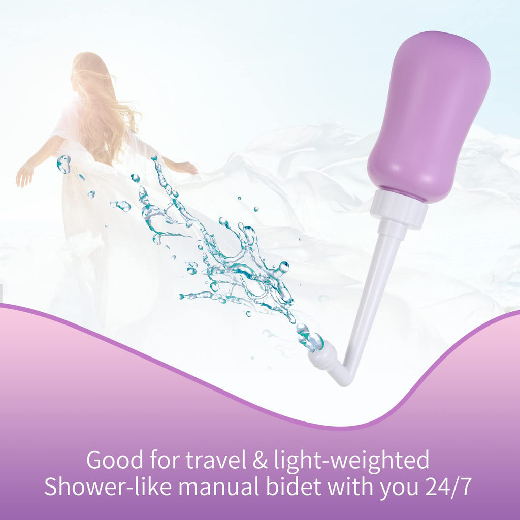 Experience postpartum relief with this specially curated peri bottle by Curat Cart, designed for travel and lightweight convenience.