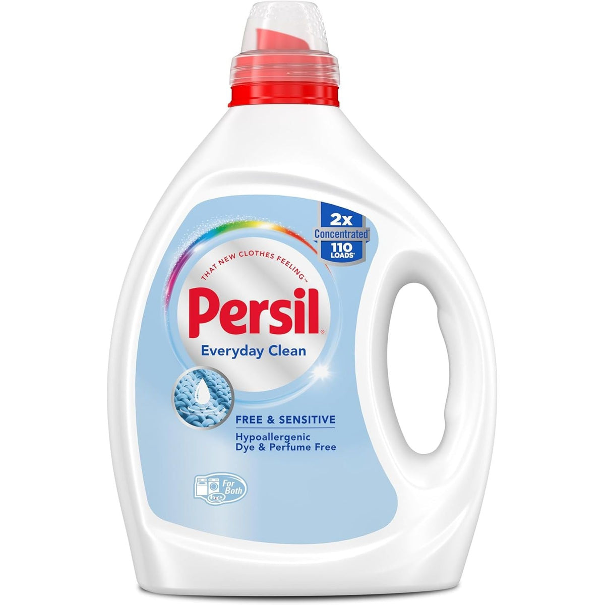 Persil Free & Sensitive Laundry Detergent offers gentle cleaning for sensitive skin. Verified by CuratCart for quality assurance.