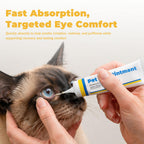 Pet Eye Health ointment offers targeted comfort for your pet's eyes, exclusively curated by Curat Cart for your animal's well-being.