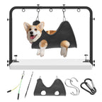 Premium imported Pet Grooming Arm with Hammock, designed for easy and safe pet grooming at home. Available at Curat Cart.