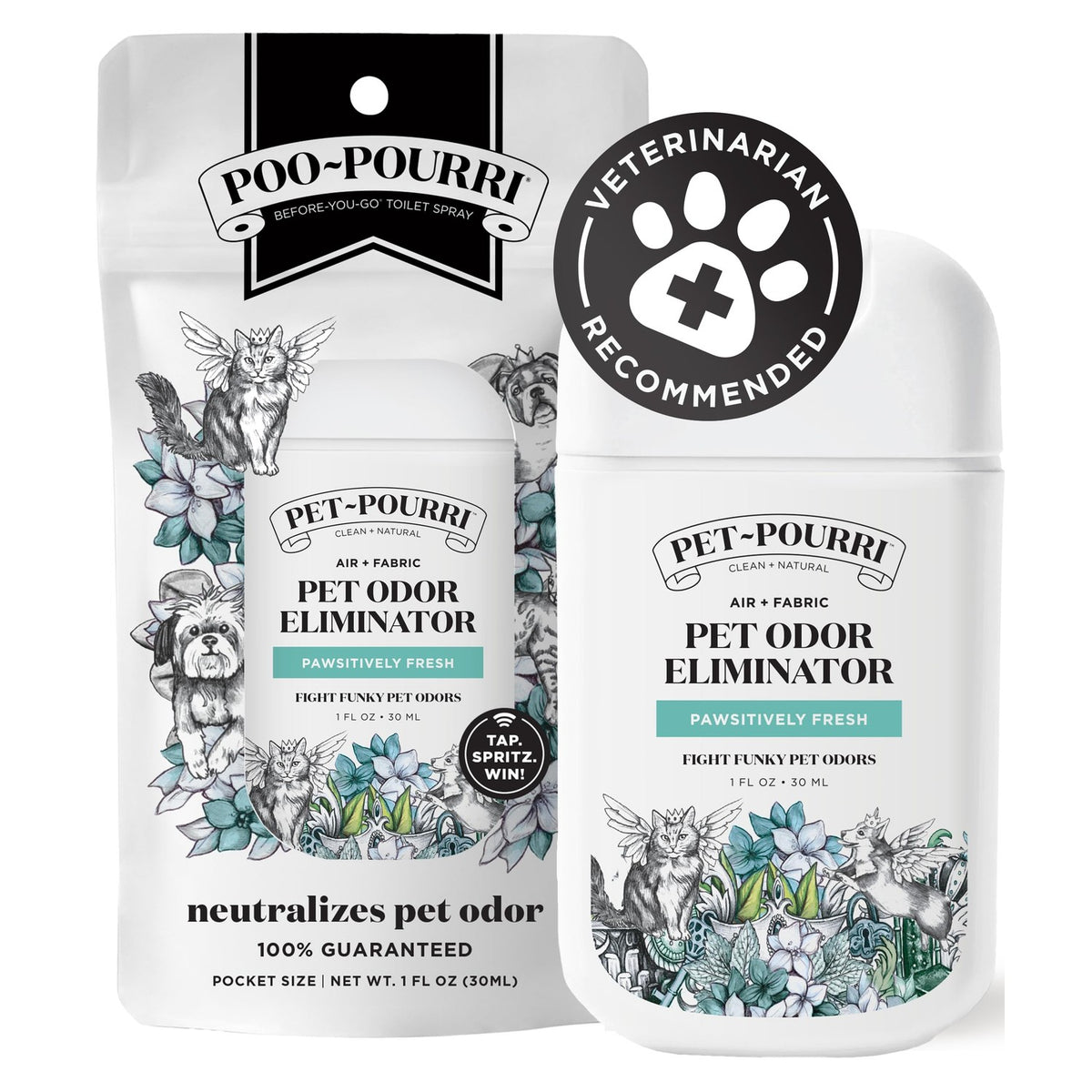 Pet-Pourri Deodorizer Spray neutralizes pet odors effectively. 100% Authentic, available at Curat Cart in India.