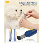 PETHROOM Dog Nail Clipper ensures smooth edges in seconds, 100% Authentic and available at Curat Cart for your pet's grooming needs.