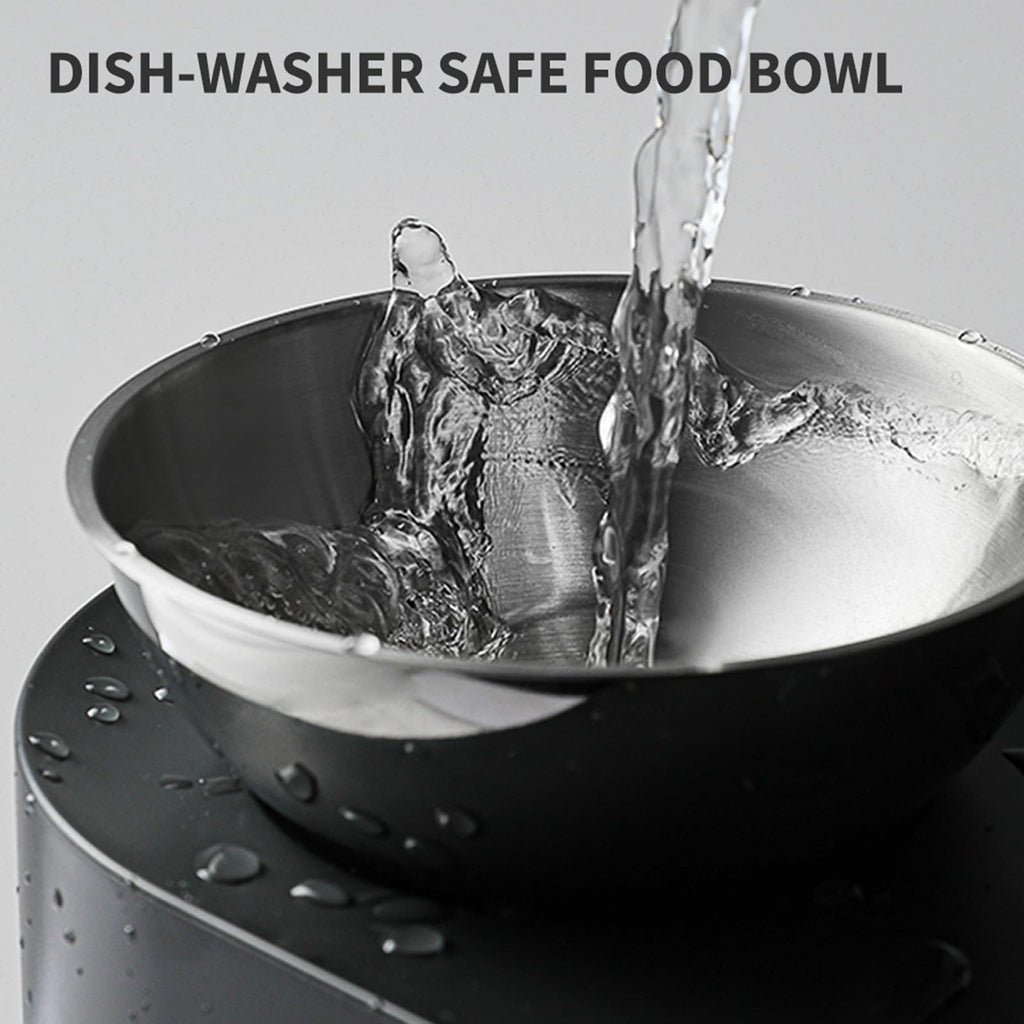 Premium PETKIT Elevated Cat Dog Bowls feature a dishwasher-safe stainless steel bowl, 100% Authentic, Available in India at Curat Cart.