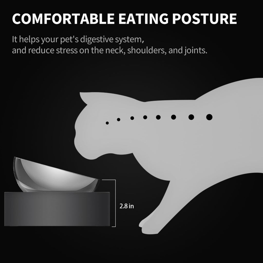 Elevated PETKIT cat and dog bowls promote a comfortable eating posture, enhancing digestion. Premium import available at Curat Cart.