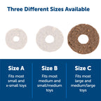Explore PetSafe Busy Buddy Treat Rings in three sizes, premium imported dog treats for every toy type. Available at Curat Cart.