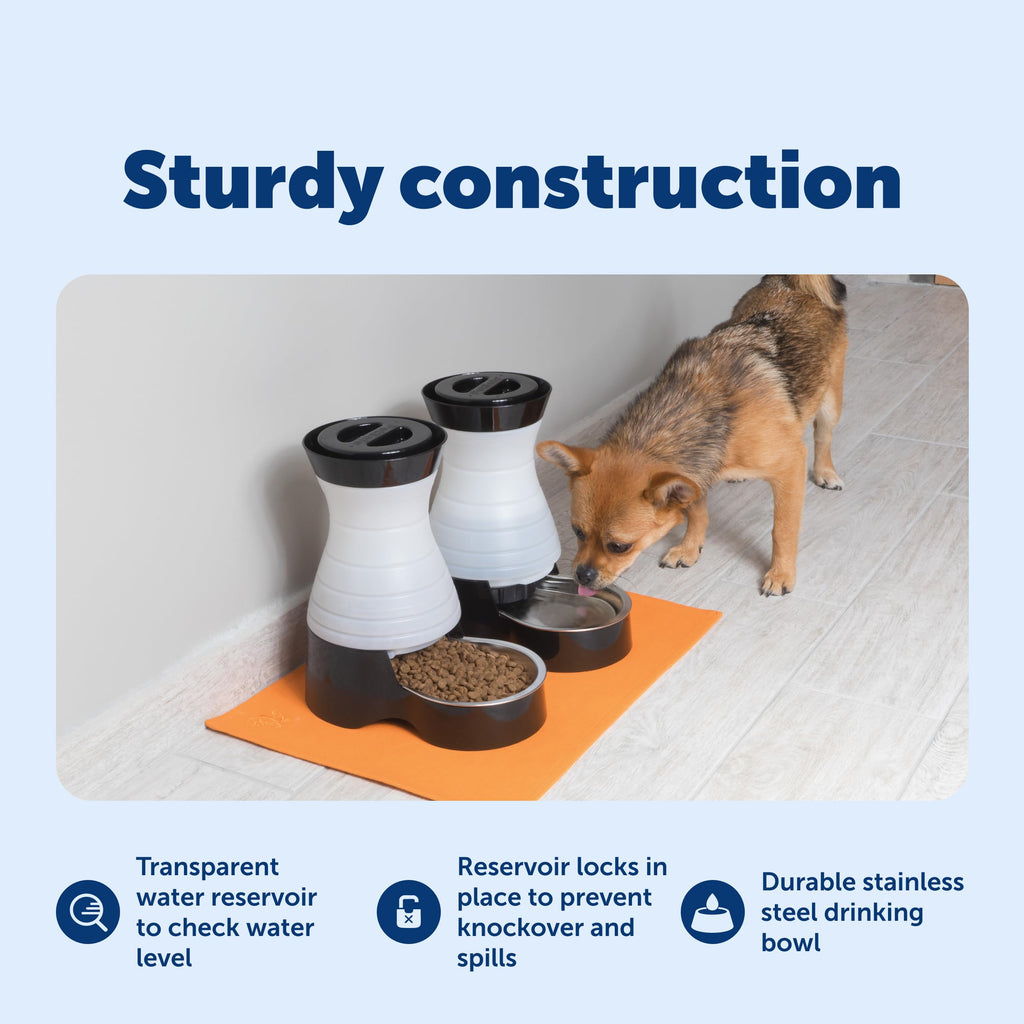 Enhance hydration with the PetSafe Healthy Pet Water Station, featuring sturdy construction for daily use. Available at Curat Cart.
