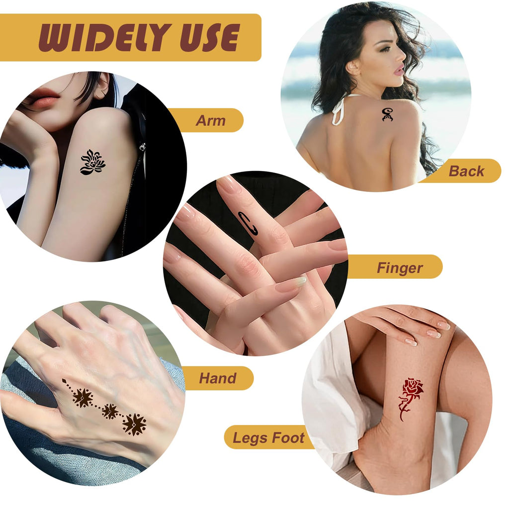 Explore the premium PFARRER Henna Tattoo Kit for stunning designs on arms, fingers, and more. Available at Curat Cart.