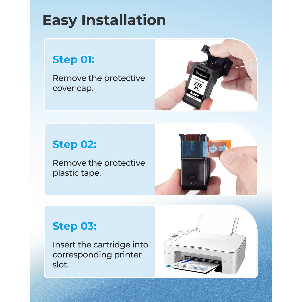 Premium imported Canon Ink Cartridges 275 276, ideal for quality printing. Available at Curat Cart.