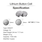 High-quality PGSONIC Lithium Battery Pack in official packaging, featuring specifications for optimal performance. Available at Curat Cart.
