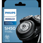 Authentic Philips Norelco SH50 replacement shaving heads for optimal performance. Replace every 12 months for best results.