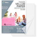 Phinus Translucent Vellum Paper, a premium imported product from Curat Cart, ideal for sketching and invitations. Perfect for all your creative projects.