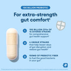Physician's CHOICE Advanced Probiotic offers 100 billion CFUs for gut comfort, specially curated by Curat Cart for exclusive health benefits.