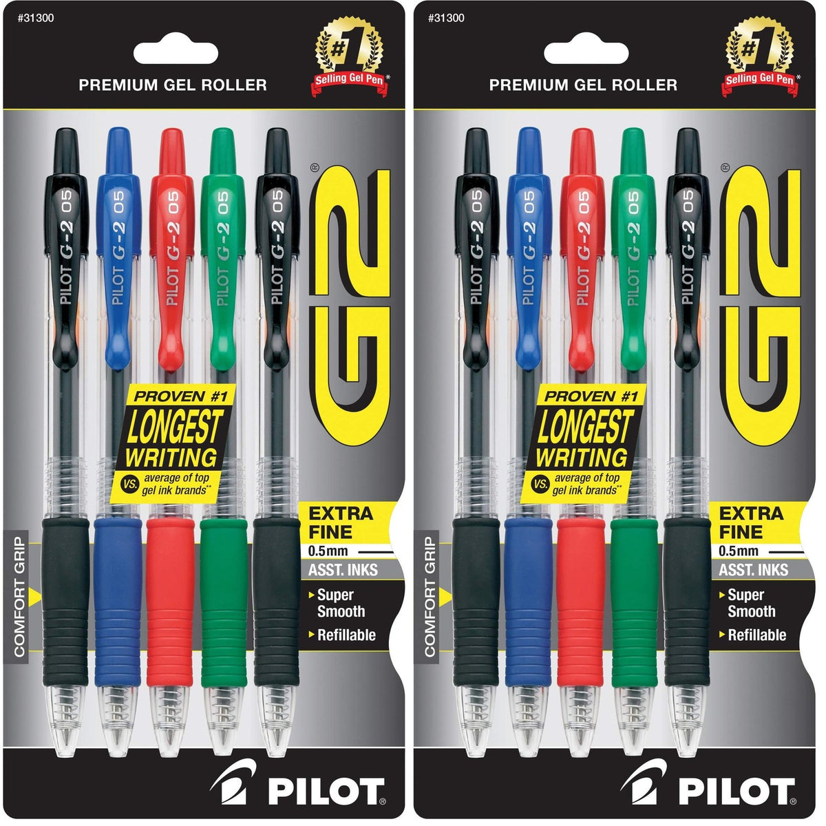 Discover the premium imported PILOT G2 Gel Pens, featuring extra fine tips for super smooth writing. Available at Curat Cart.
