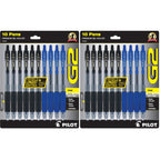 Pilot G2 gel pens in official packaging, featuring 10 premium gel roller pens for smooth writing, available at Curat Cart.