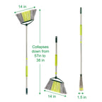 Pine-Sol Indoor Jumbo Broom, collapsible from 57in to 38in, 100% Authentic and available in India at Curat Cart.