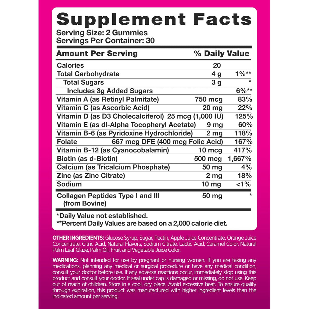 PINK Multivitamin Gummies for Women, 100% Authentic and available in India at Curat Cart, enriched with essential vitamins and minerals.