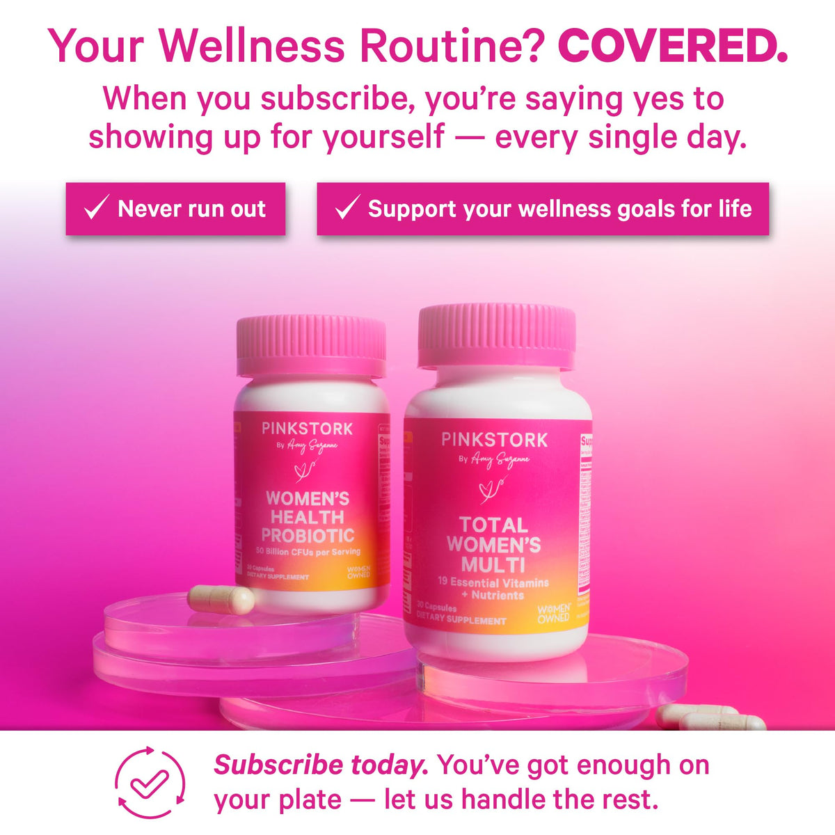 Discover Pink Stork Total Women's Multivitamin, a premium choice curated by Curat Cart for your wellness journey. Elevate your health today.