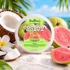 Premium imported Coconut Guava Dusting Powder, perfect for refreshing skin with a tropical scent. Ideal for daily use.