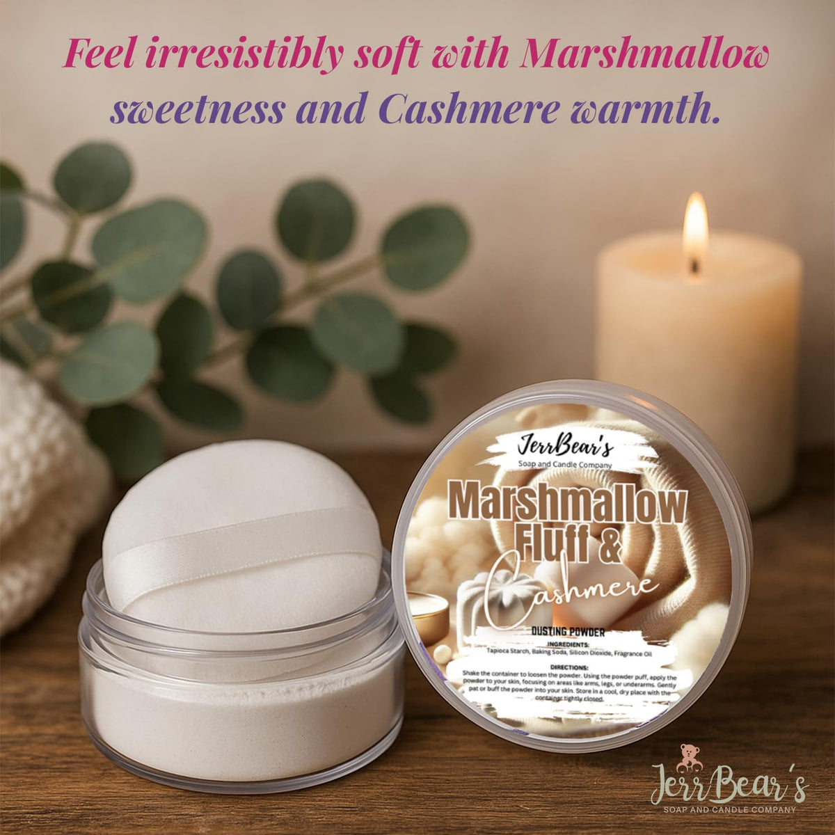 Experience authentic Pink Sugar Cashmere Dusting Powder for women, offering a soft, sweet scent with marshmallow notes.