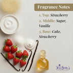 Experience the sweet scent of Pink Sugar Cashmere Dusting Powder, featuring notes of strawberry, sugar, and cake.