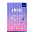 Explore the Pinkie Tampons Starter Kit, a premium import featuring 50 pieces for tweens and teens, available at Curat Cart.