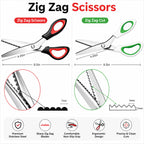 Premium Pinking Shears Set for precise cuts, 100% Authentic and available in India at Curat Cart.