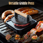 Elevate your cooking with the Pisol Smash Burger Press, a premium imported tool for perfect burgers, steaks, and sausages, available at Curat Cart.