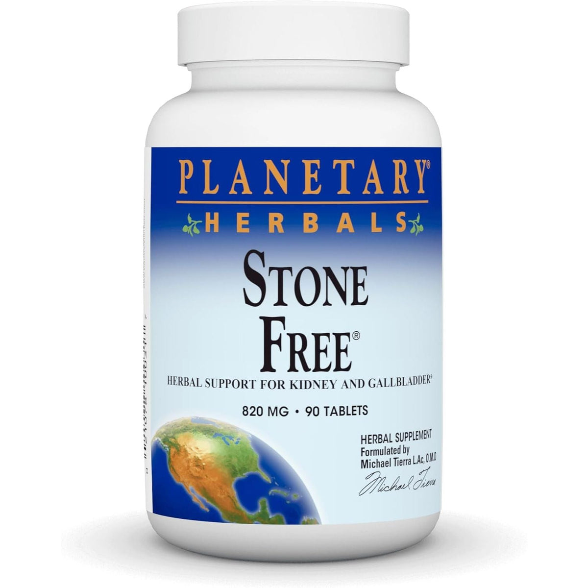 Authentic Planetary Herbals Stone Free, 90 tablets for kidney and gallbladder support. 100% genuine herbal supplement.