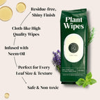 Plant Leaf Cleaner & Shine offers residue-free, shiny finish with high-quality wipes infused with neem oil. A premium import available at Curat Cart.