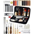 Explore premium imported Plantional Leather Working Tools, featuring a comprehensive set for crafting, available at Curat Cart.