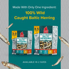 Discover Plato Pet Treats Fish Dog Treats, specially curated by Curat Cart with 100% wild caught Baltic herring. Perfect for your pet.