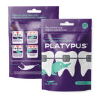 Platypus Orthodontic Flossers, 30 count, recommended for braces care. 100% Authentic, available at Curat Cart in India.
