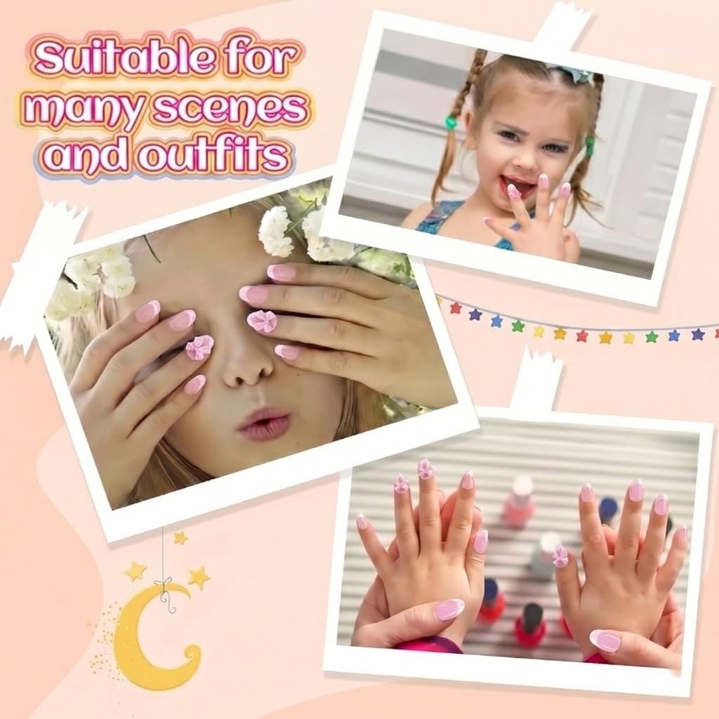 28 pieces of stylish French tip press-on nails displayed in original packaging, perfect for various outfits and occasions.