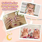 28 pieces of stylish French tip press-on nails displayed in original packaging, perfect for various outfits and occasions.
